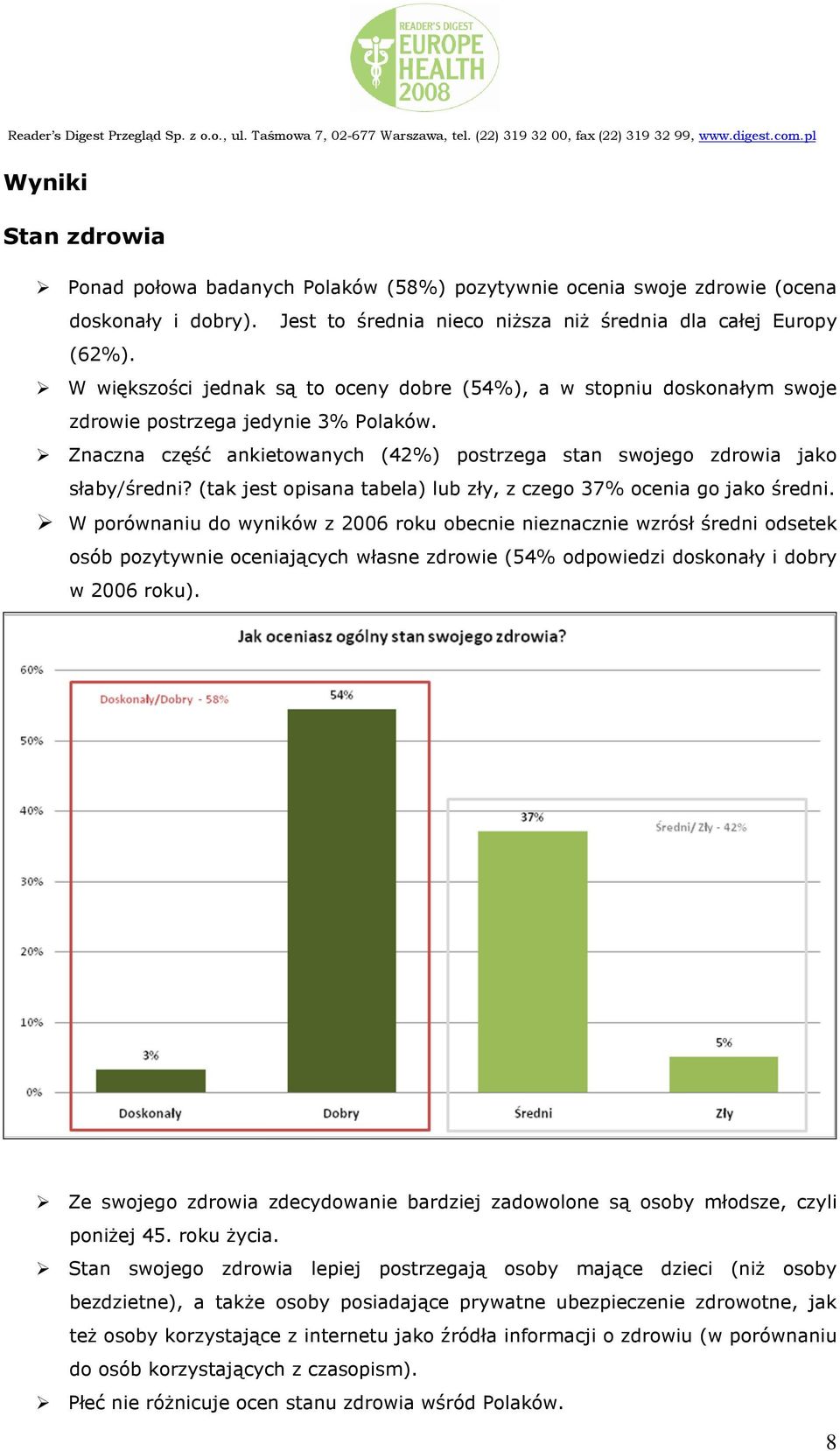 (tak jest opisana tabela) lub zły, z czego 37% ocenia go jako średni.