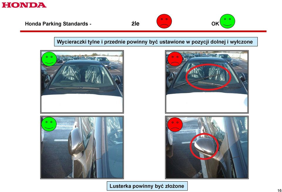 powinny być ustawione w pozycji