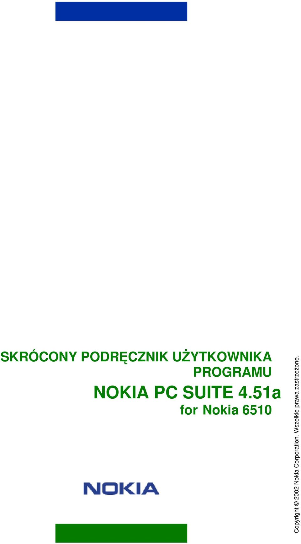 51a for Nokia 6510 Copyright 2002