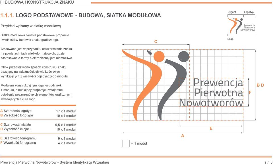 Logo Stosowana jest w przypadku odwzorowania znaku na powierzchniach wielkoformatowych, gdzie zastosowanie formy elektronicznej jest niemożliwe.