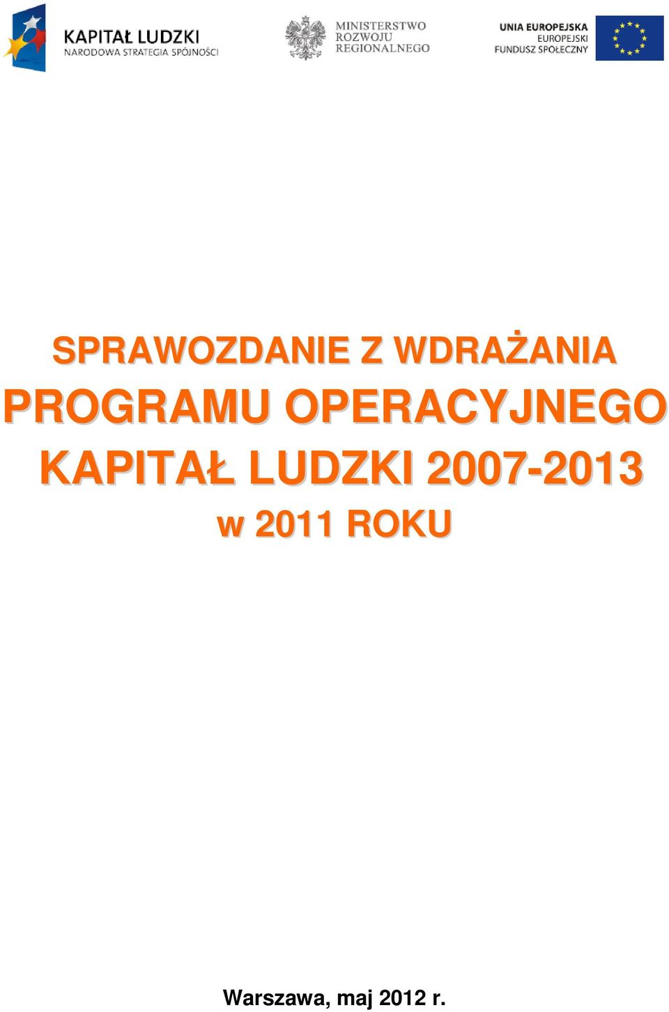 KAPITAŁ LUDZKI 2007-2013 w