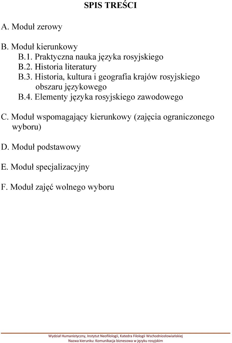Historia, kultura i geografia krajów rosyjskiego obszaru językowego B.4.