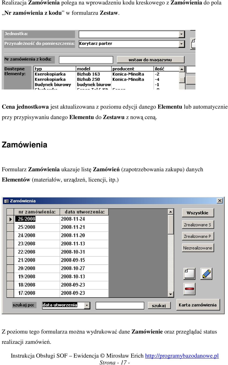 Zestawu z nową ceną.