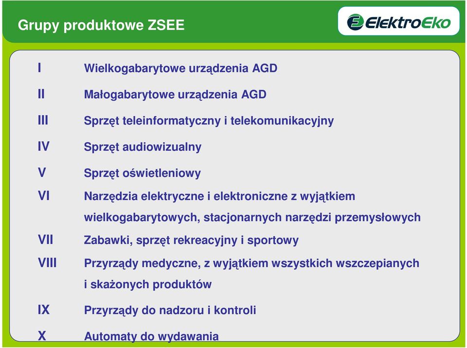 elektroniczne z wyjątkiem wielkogabarytowych, stacjonarnych narzędzi przemysłowych Zabawki, sprzęt rekreacyjny i