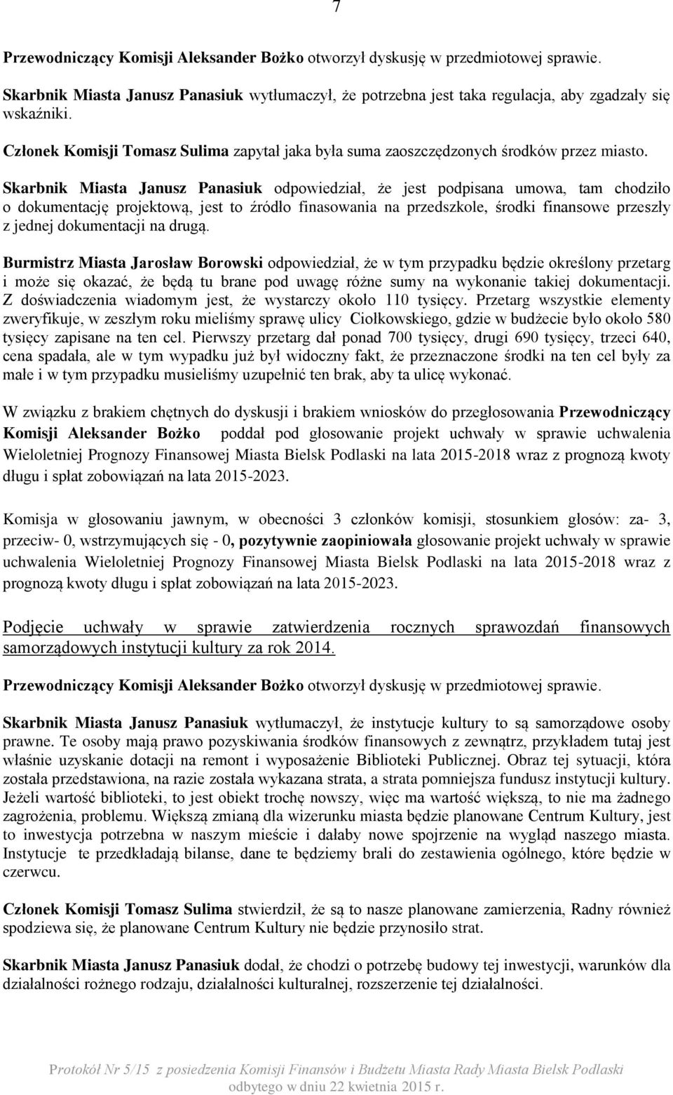 dokumentacji na drugą.