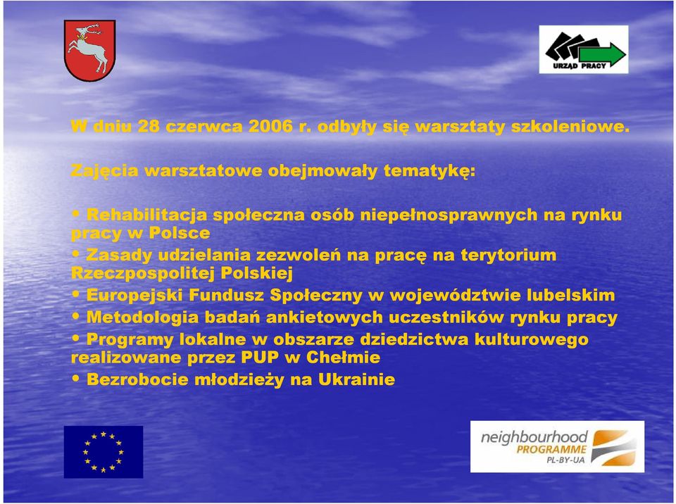 Zasady udzielania zezwoleń na pracę na terytorium Rzeczpospolitej Polskiej Europejski Fundusz Społeczny w