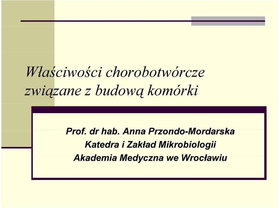 Anna Przondo-Mordarska Katedra i