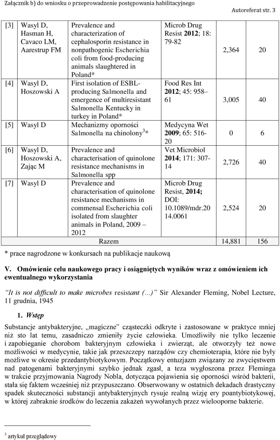 slaughtered in Poland* First isolation of ESBLproducing Salmonella and emergence of multiresistant Salmonella Kentucky in turkey in Poland* [5] Wasyl D Mechanizmy oporności Salmonella na chinolony 3