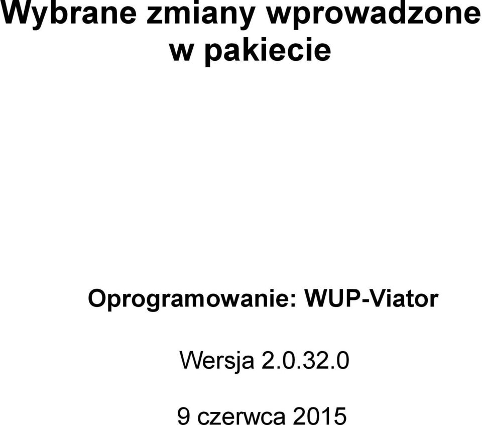 Oprogramowanie: