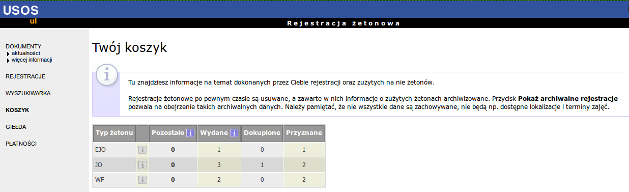 Rejestracja elektroniczna na zajęcia 1. Wstęp Zapisy na zajęcia (rejestracje) odbywają się w serwisach www.usosweb.uni.opole.