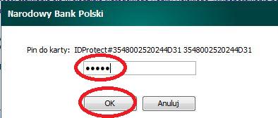 7. Po uruchomieniu aplikacji SZOC należy kliknąć przycisk Karta elektroniczna 8.