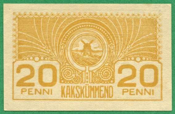Banknot Estonia 1919 r.