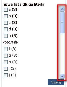 2.2 Filtr listy produktów 2.2.1 Długa lista atrybutów W Comarch ERP e-sklep 6.8 w pluginie Filtr listy produktów zmieniono sposób wyświetlania długiej list atrybutów.