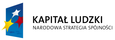 Załącznik nr 5 do Regulaminu Uczestnictwa Projekt współfinansowany przez Unię Europejską Zasady zwrotu kosztów dojazdu w projekcie Dołącz do Aktywnych 1 Informacje ogólne 1.