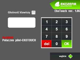 Szczegóły sposobu skasowania sygnalizacji zabrudzenia filtrów znajdują się w instrukcji obsługi centrali.