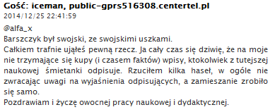 Wyznawcy chemtrails twierdzą, że fałszowane są zdjęcia przedstawiające trwałe smugi kondensacyjne sprzed 30 i więcej lat. I oni również nie przedstawiają cienia dowodu.
