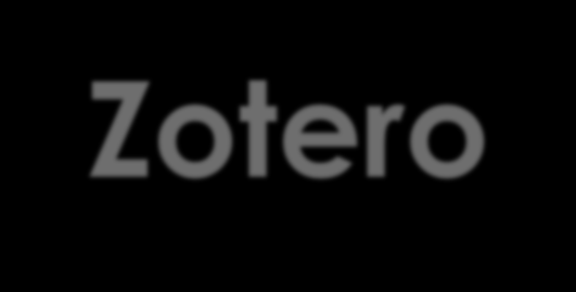 Zotero https://www.zotero.org Premiera w 2006 r. Jeden z najciekawszych programów do zarządzania dokumentami i ich metadanymi.