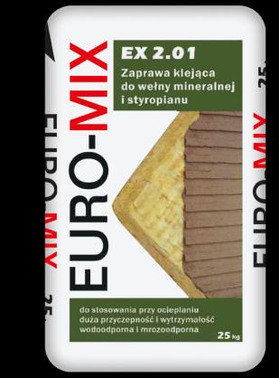 NAZWA HANDLOWA: EX 2.01 PRODUKT: Zaprawa klejowa do wełny mineralnej.