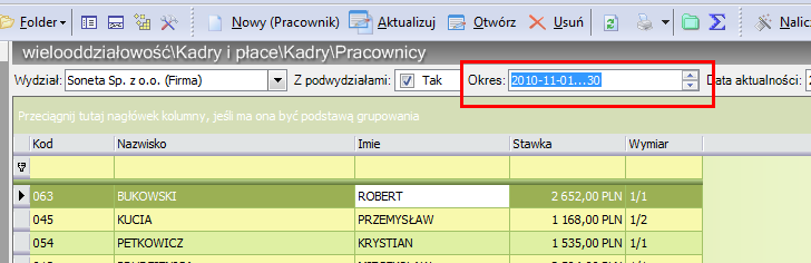 Ewidencja i rozliczenie nadpłaconych składek ZUS za lata ubiegłe W ENOVA Przykład: Zakład Ubezpieczeń Społecznych w styczniu 2011 przysyła informację o przekroczeniu składek ZUS przez pracownika w