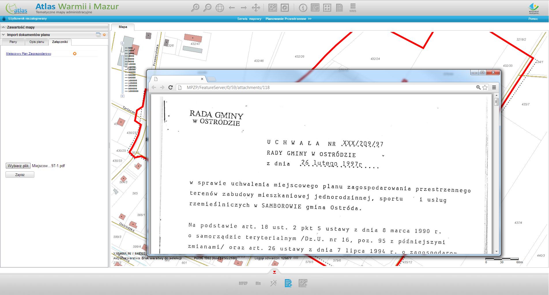 S t r o n a 14 Edycja opisu planu Aby przejść do edycji planu należy kliknąć przycisk. System automatycznie przejdzie na zakładkę Opis planu.