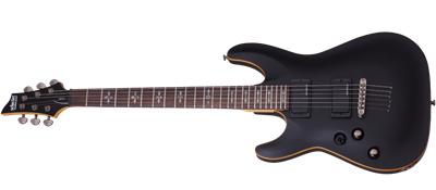 Seria DEMON ACTIVE 16331 DEMON 7 LH FR ABSN Gitara elektryczna KONSTRUKCJA/SCALE: Bolt on / 26,5" KORPUS: Lipa SZYJKA/PODSTRUNNICA: Klon/Palisander MARKERY: Krzyże Gothic PRZETWORNIKI: Duncan