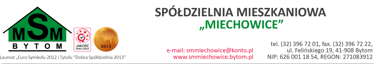 SPRAWOZDANIE Z DZIAŁALNOŚCI ZARZĄDU SPÓŁDZIELNI ZA 2014 R. 1.