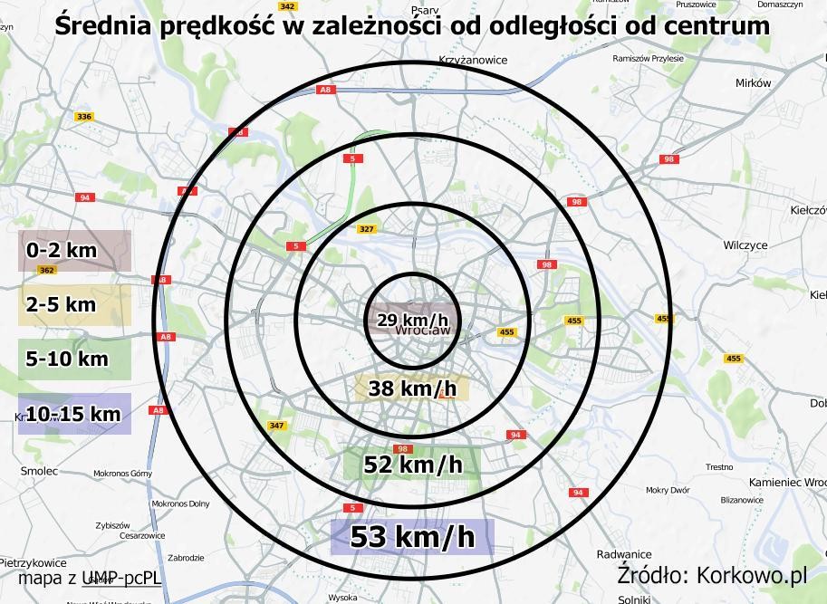 Szczecin W porównaniu z grudniem 2011 średnie prędkości w mieście znacznie podskoczyły nawet o 12 km/h.