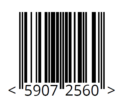 GTIN-8 Nadawany na produkty o niewielkich