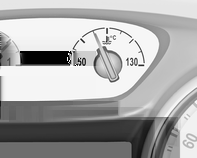 96 Wskaźniki i przyrządy Obrotomierz Wskaźnik poziomu paliwa Ponieważ w zbiorniku zawsze znajduje się pewna ilość paliwa, przy tankowaniu można wlać jego mniejszą ilość, niż przewiduje to pojemność