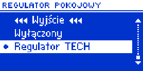 kocioł bądź serwis producenta. II.14.a) Regulator pokojowy Do sterownika istnieje możliwość podłączenia regulatora pokojowego (opcja dodatkowa).