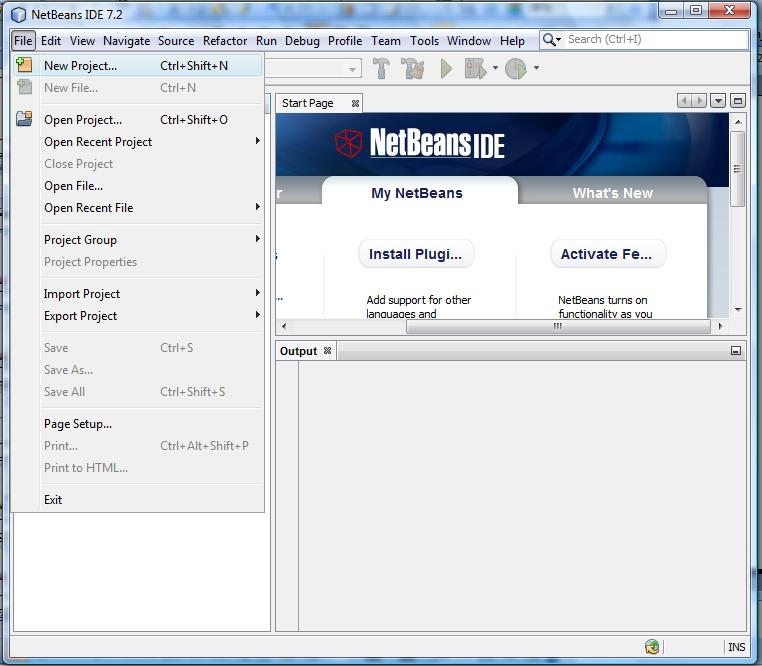 1.5. Wykonanie projektu typu aplikacja Javy w środowisku typu NetBeans File/New Project 1.6.