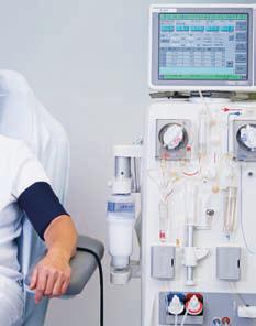 Nowoczesny aparat do hemodializy Najlepsze leczenie Moduły DBB-05 Aktywny pomiar ciśnienia krwi Aktywny pomiar ciśnienia krwi Bezpieczeństwo zapewniające ciągły pomiar W razie potrzeby podczas