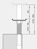 CODI MC 110/80 Aluminiowy (anoda) słupek 2 komorowy (1). Budowa słupka (profil) w kształcie litery H. Do montaŝu z 2 stron gniazd 45 x 45 mm. Podział komór stałą przegrodą z aluminium.