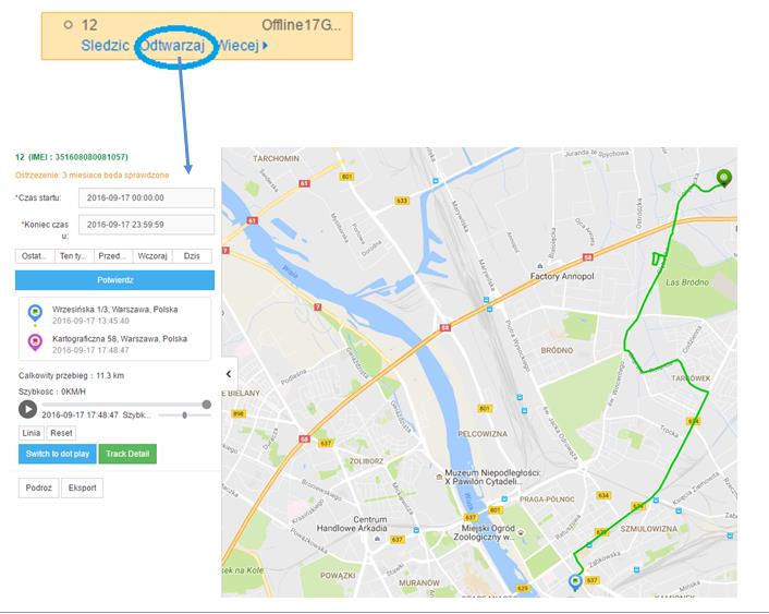 Należy wybrać odpowiednią datę a następnie potwierdzić,