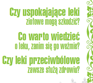 Leki Używanie leków bez recepty - zagrożenia Stosowanie leków - środki