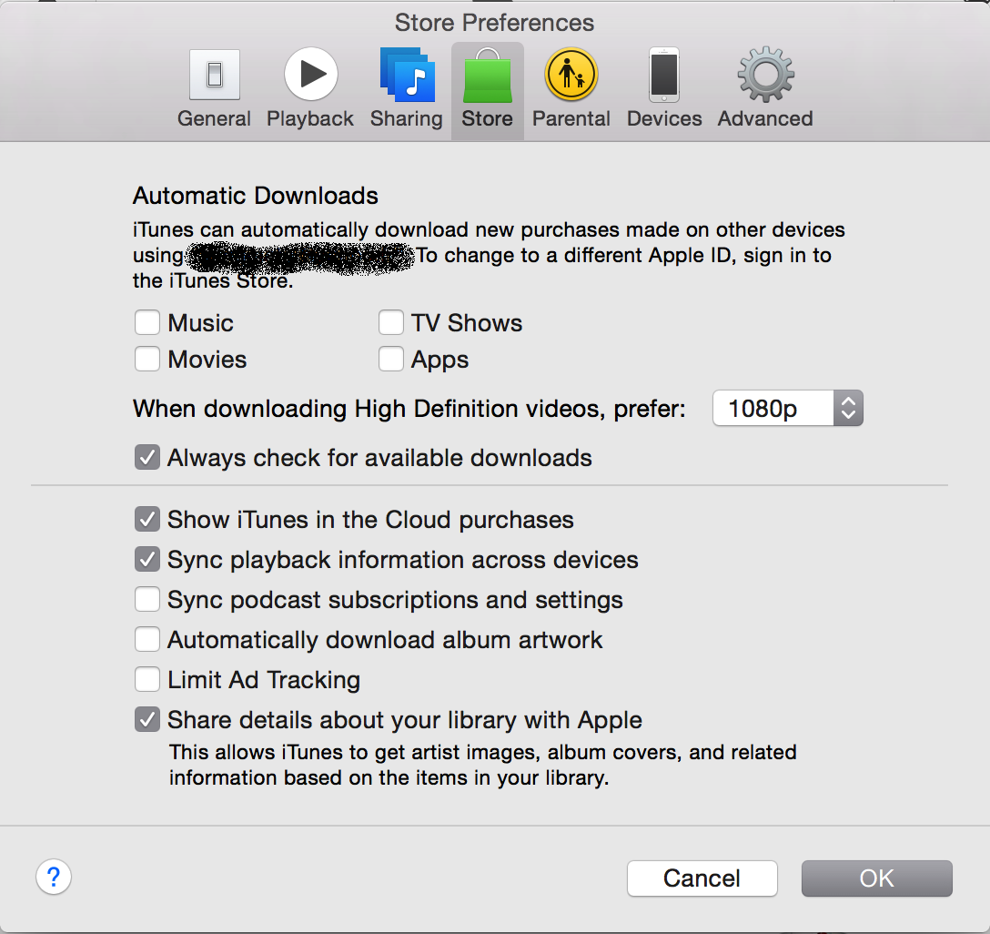 Należy udać się do preferencji itunes i