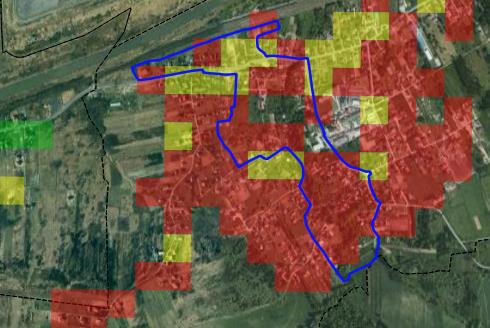 S t r o n a 64 PODOBSZAR REWITALIZACJI NR 8 Wartości wskaźników na tle zdjęcia satelitarnego SOŁECTWO BOREK SZLACHECKI Granice podobszaru rewitalizacji Podobszar rewitalizacji Nr 8 zajmuje 24,33 ha.