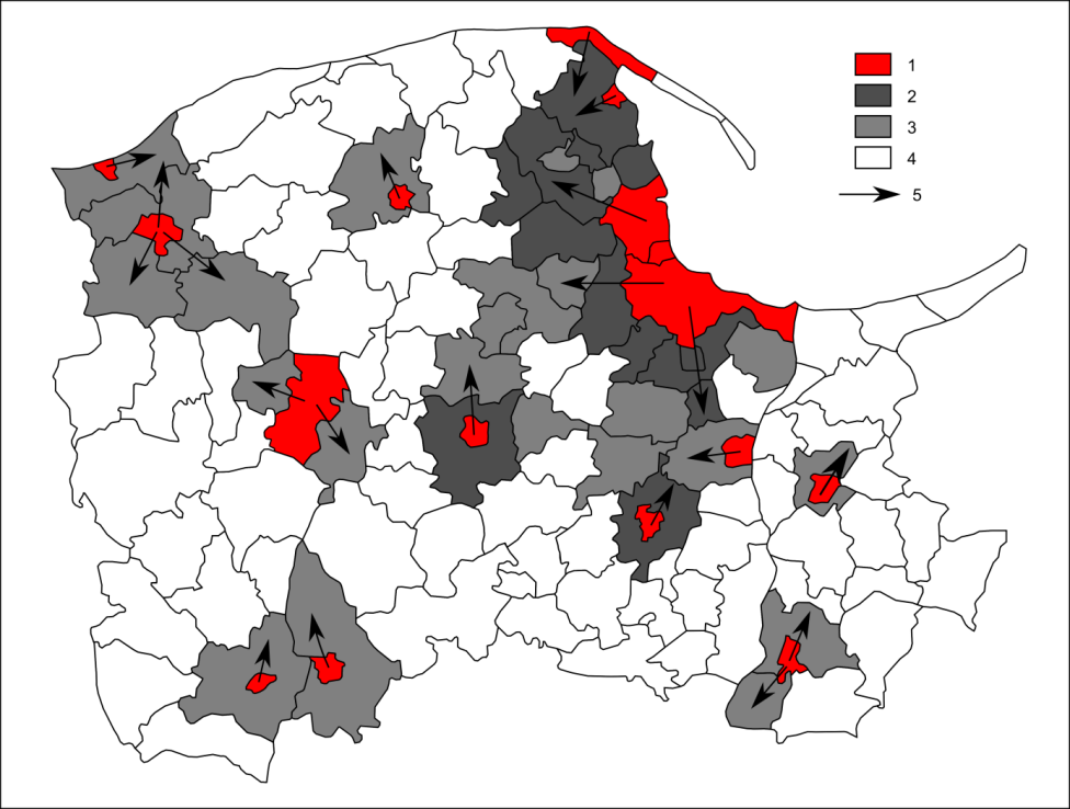 Strona49 2003-2006 2007-2010 Rys. 7. Suburbanizacja w woj.
