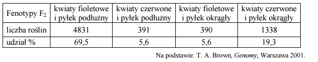 1. allelami warunkującymi wysokość roślin przedstawionego gatunku:.... 2. allelami warunkującymi barwę kwiatów tych roślin: Zad. 78 (1p.) Analizowano sposób dziedziczenia trzech cech u pewnej rośliny.