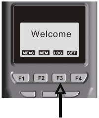 REJESTRACJA AUTOMATYCZNA (logger) W trybie tym miernik zapisuje automatycznie, w czasie rzeczywistym, wyniki pomiarów.