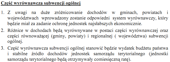 9. Na czym polega mechanizm janosikowego?