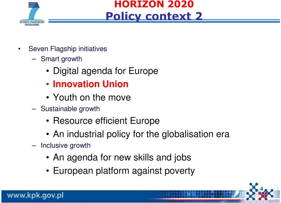 Resource efficient Europe An industrial policy for the globalisation era