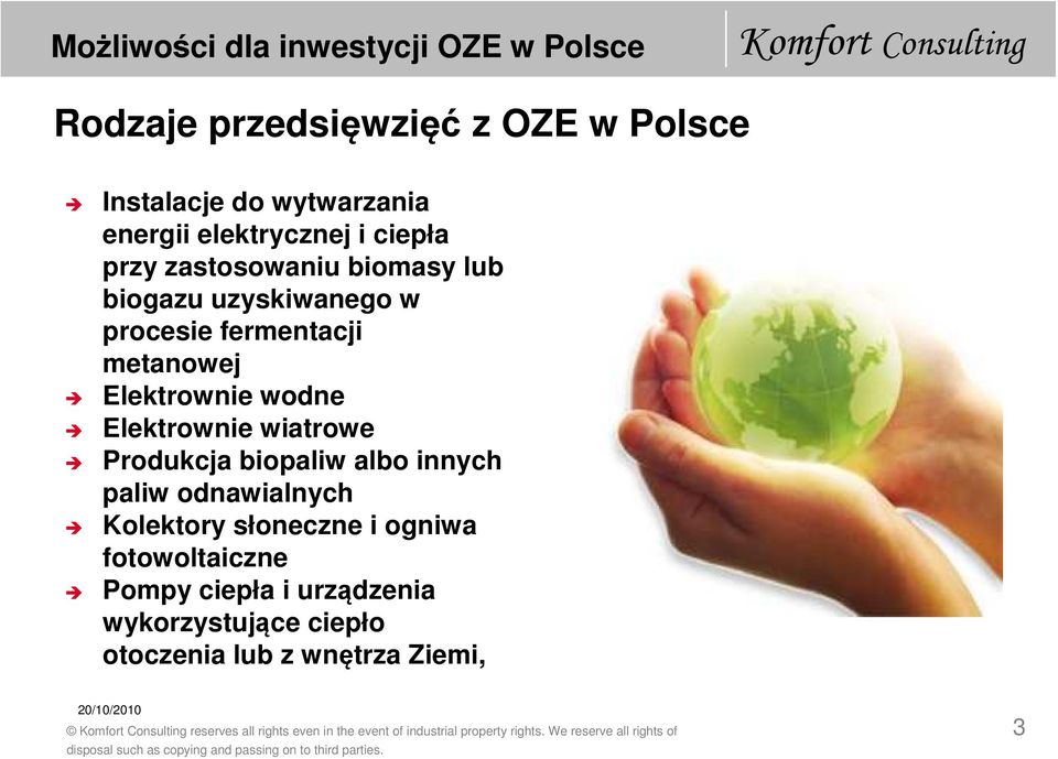 innych paliw odnawialnych Kolektory słoneczne i ogniwa fotowoltaiczne Pompy ciepła i urządzenia wykorzystujące ciepło