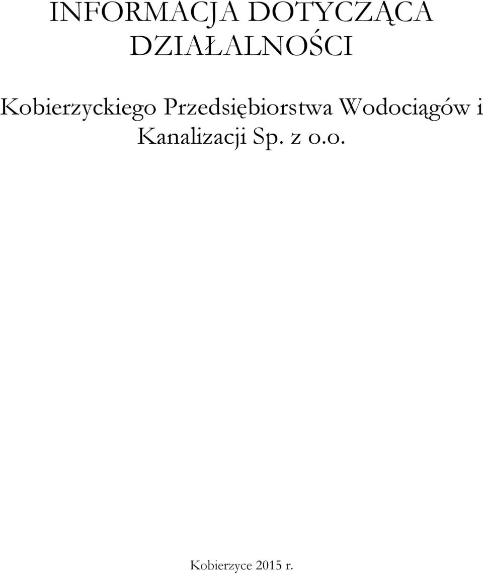 Przedsiębiorstwa Wodociągów i