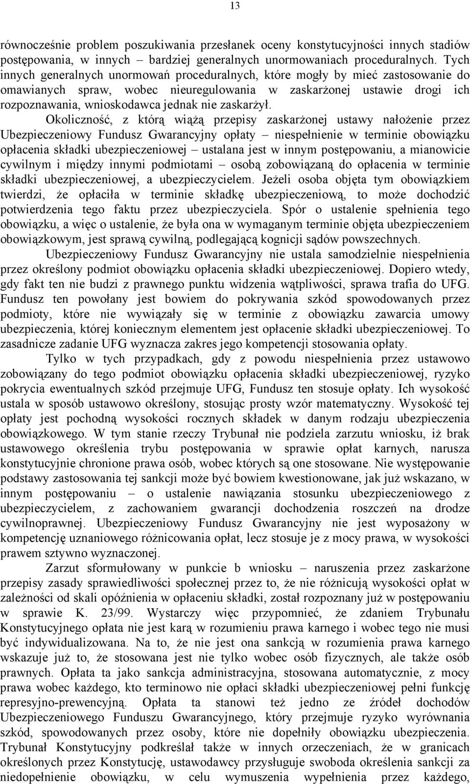 zaskarżył.