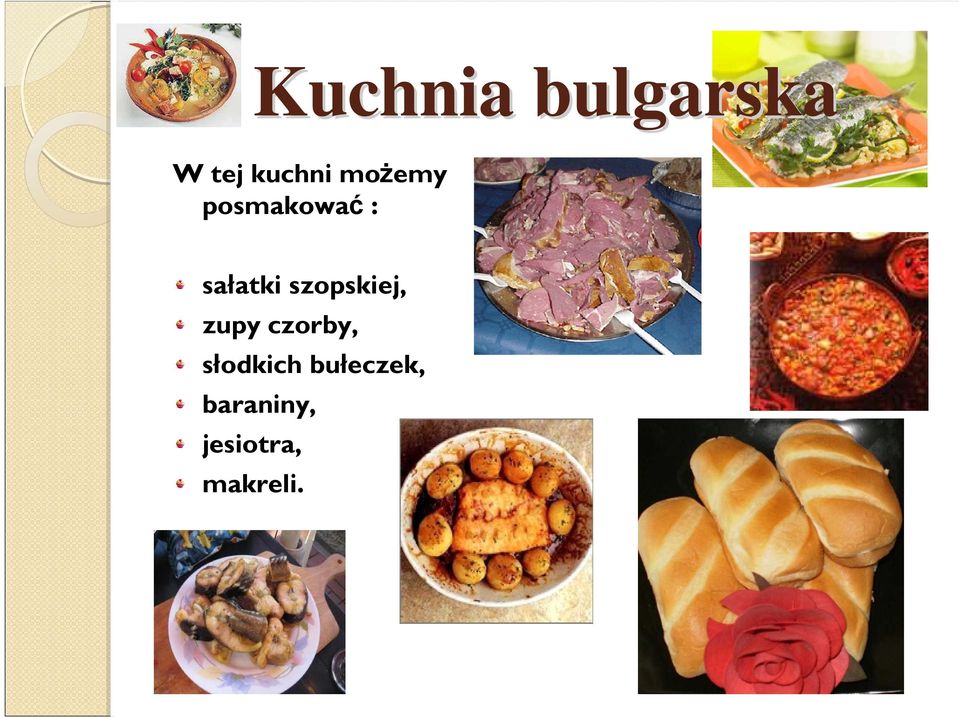 szopskiej, zupy czorby, słodkich
