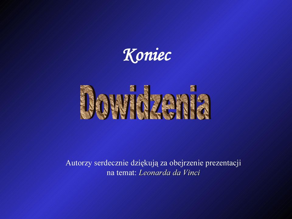za obejrzenie