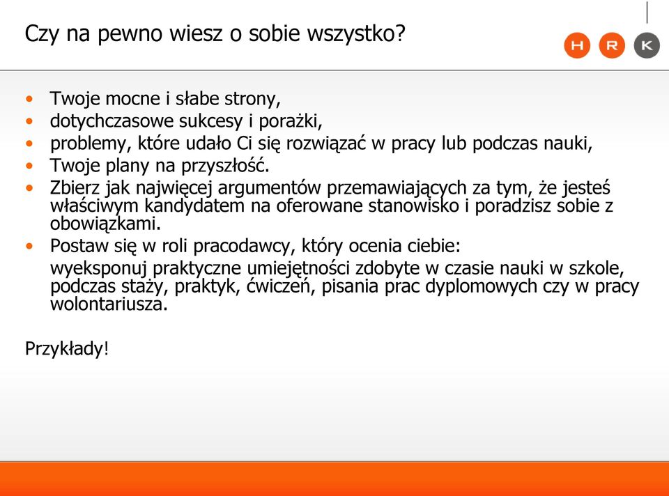 plany na przyszłość.