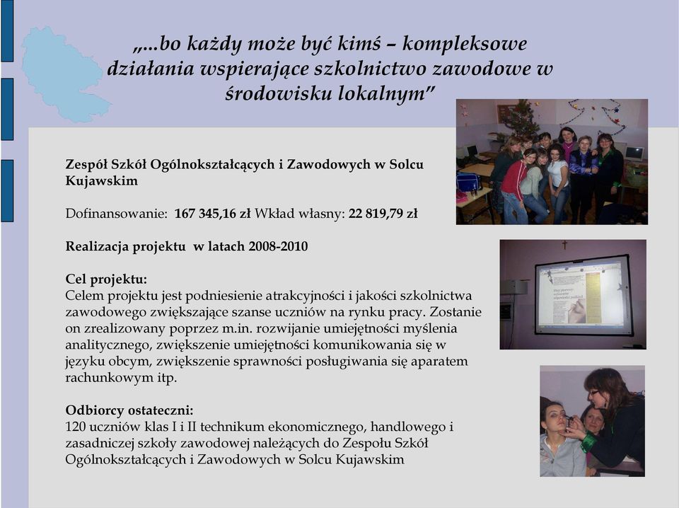 pracy. Zostanie on zrealizowany poprzez m.in.