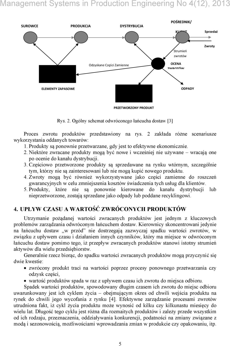 Produkty są ponownie przetwarzane, gdy jest to efektywne ekonomicznie. 2. Niektóre zwracane produkty mogą być nowe i wcześniej nie używane wracają one po ocenie do kanału dystrybucji. 3.